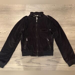 Ben Sherman Black Cord Bomber Jacket